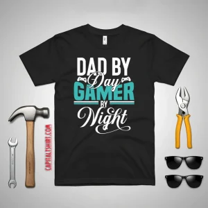 Dad By Day Gamer By Night Shirt