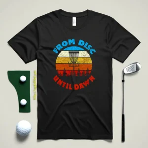 Dads Disc Golfer Gift Shirt