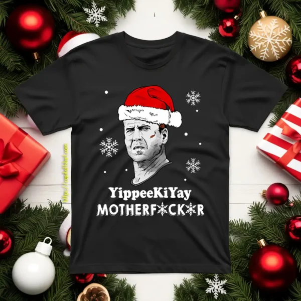 Die Hard John McClane Yippee Ki Yay Motherfucker Christmas Shirt