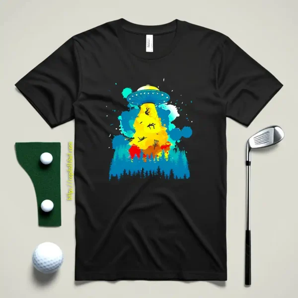 Disc Golf Alien Abduction Shirt