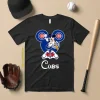 Disney Mickey Mouse Loves Chicago Cubs Heart Shirt