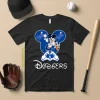 Disney Mickey Mouse Loves Los Angeles Dodgers Heart Shirt