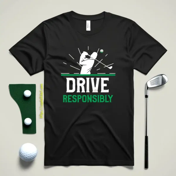 Drive Resposibly,Funny Golf Pun Shirt