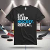 Eat Sleep Hockey Repeat For Sports Lover Shirt