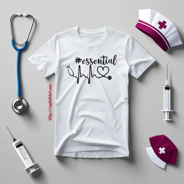 Essential Stethoscope Gift For Nurse Nursing Student Shirt