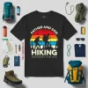 Father And Son Hiking Partners For Life, Retro Hiker Dad Shirt