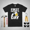 First Father’s Day Gifts Beer Baby Bottle Shirt