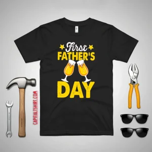 First Father’s Day New Dad Shirt