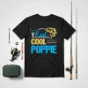 Fish Shirt, Vintage Reel Cool Poppie Fishing Daddy Grandpa Fathers Day Shirt