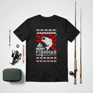 Fishing Beer Lover Christmas Sweatshirt, Merry Fishmas Shirt