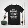 Fishing Beer Shirt, I Like Fishing And Beer And Maybe 3 People Shirt