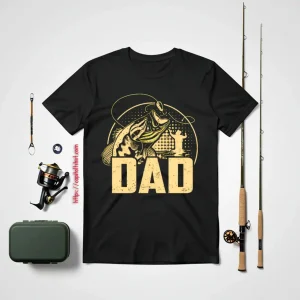 Fishing Dad Shirt, Dad Fisherman Shirt