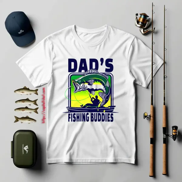 Fishing Dad Shirt, Dad’s Fishing Buddies Shirt