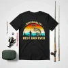 Fishing Dad Shirt, Vintage Offishally The Best Dad Ever Shirt