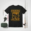 Fishing Legend Are Born In June For Fishermen Birthday Shirt