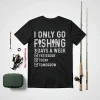 Fishing Lover Shirt, I Only Go Fishing 3 Days A Week Yesterday Today Tomorrow Shirt