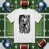 Football Player American Flag For Sports Lover Shirt