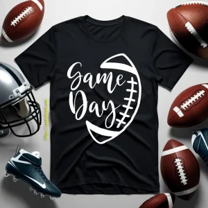 Football Season Shirt, Game Day Football Ball Shirt