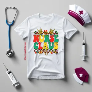 Funny Christmas Nurse Shirt, Nurse Claus Shirt