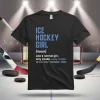 Funny Female Hockey Player Shirt, Ice Hockey Girl Definition Shirt