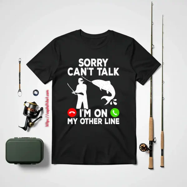 Funny Fishing I’m On My Other Line Fisherman Bass Fishing Shirt