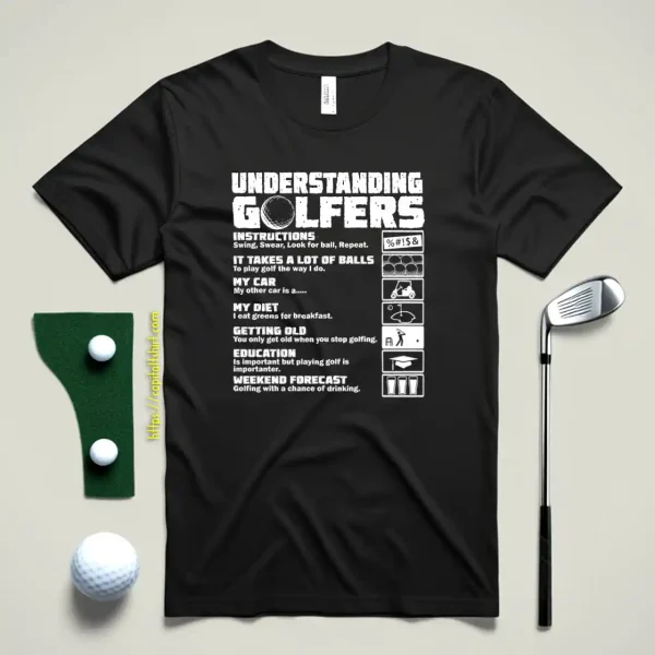 Funny Golf Shirt, Funny Golf Gift For Men, Golfing Fathers Day Gift Shirt