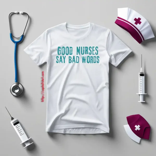 Funny Nurse Hoodie, Good Nurses Say Bad Words Shirt