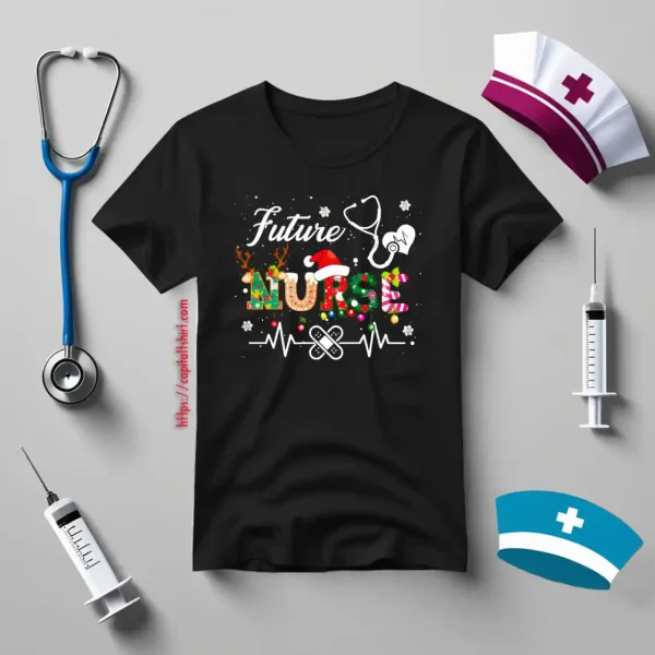 Future Nurse Merry Christmas Gift For Nursing Student Shirt