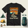 German Shepherd Camping Solves Most My Problems Drinking Solves The Rest Shirt