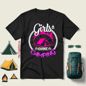 Girls Gone Camping Gift For Camper Shirt