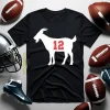 Goat 12 Tom Brady American Football Player For Football Lover Shirt