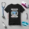 God Bless All Those Fighting On The Frontline Kill The Virus Nurse With Wings Shirt