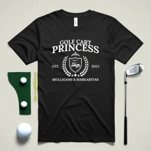 Golf Cart Princess Comfort Colors Shirt