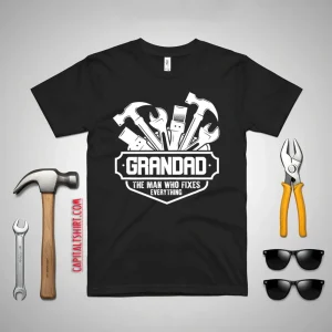 Grandad The Man Who Fixes Everything Shirt