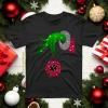 Grinch Hand Holding Autism Awareness Christmas Shirt