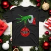 Grinch Hand Holding Jeep Christmas Shirt