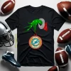 Grinch Hand Holding Miami Dolphins Christmas Shirt