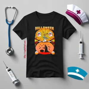 Halloween Funny Ghost Nurses And The Witch Shirt