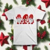 Hanging With Red Gnomies Christmas Santa Claus Shirt