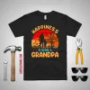 Happy Father’s Day Happiness Is Being A Grandpa Vintage Shirt