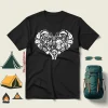 Heart Camping Design For Camp Lover Shirt