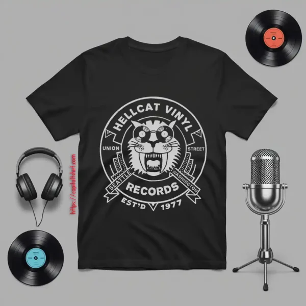 Hellcat Vinyl Records Est'd 1977 Shirt