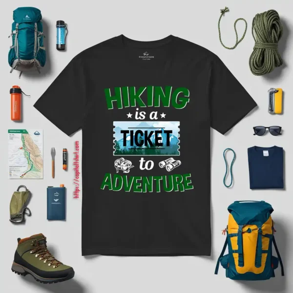 Hiking Is A Ticket To Adventure For Hiking Lover Shirt