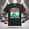 Hockey Dad Shirt, Vintage Best Pucking Dad Ever Shirt