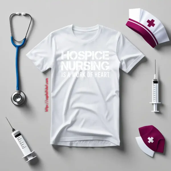 Hospice Nursing Is A Work Of Heart Shirt