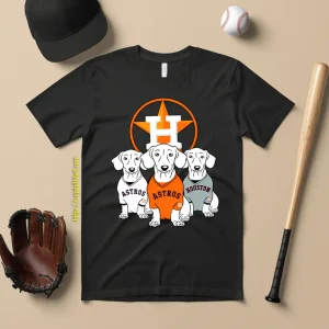 Houston Astros Dachshund Shirt