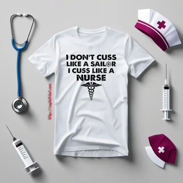 I Don’t Cuss Like A Sailer I Cuss Like A Nurse Shirt