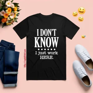 I Dont Know I Just Work Here Shirt