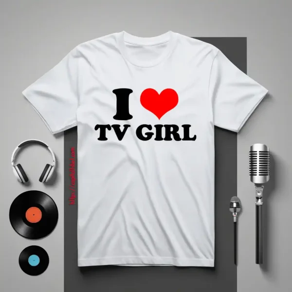 I Heart Tv Girl Shirt