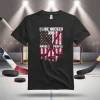 I Like Hockey And Maybe 3 People American Flag Shirt